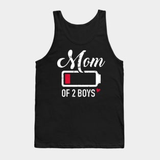 Mom Of 2 Boys Tank Top